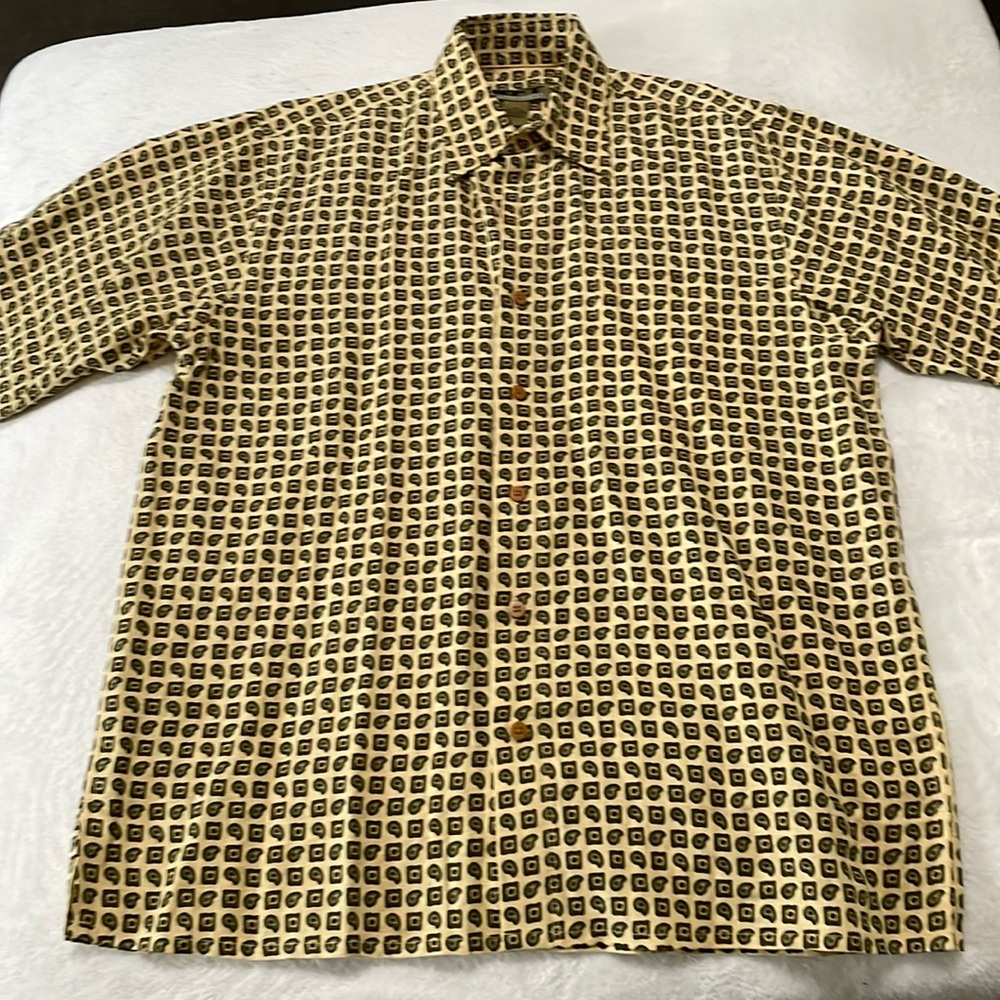 RFT Rainforest 100% Linen Men’s button down short sleeve